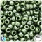 BeadTin Dark Olivine Pearl 9mm Barrel Plastic Pony Beads (500pcs)